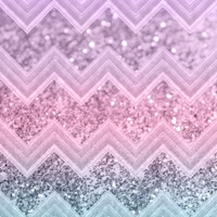 Unicorn Glitter Chevron 1 ταπετσαρία