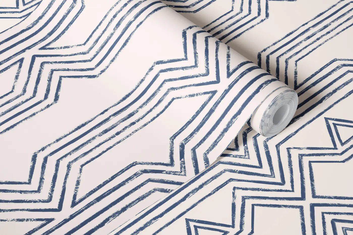 Norr Lines Slate wallpaper roll