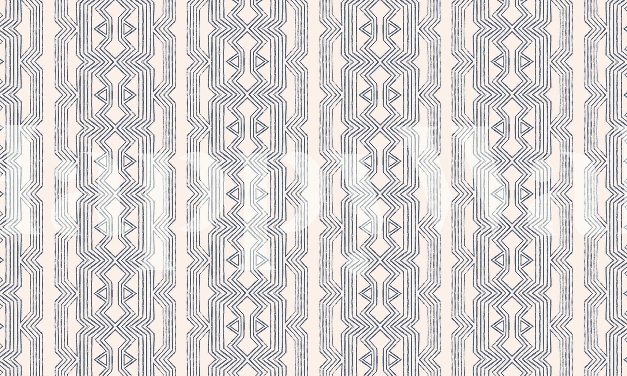 Geometric pattern wallpaper in gray and pink hues with lines