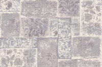 Bohemian Patchwork mauve pink tapete