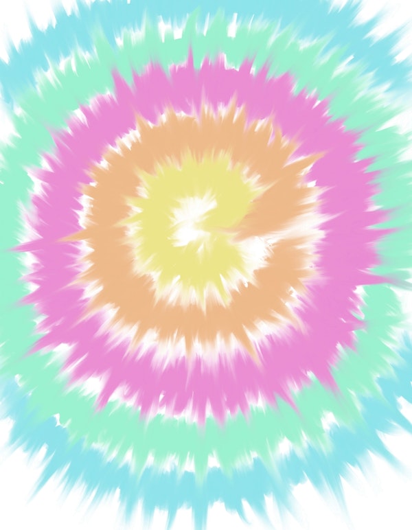 Pastel Tie Dye Summer Glam 1