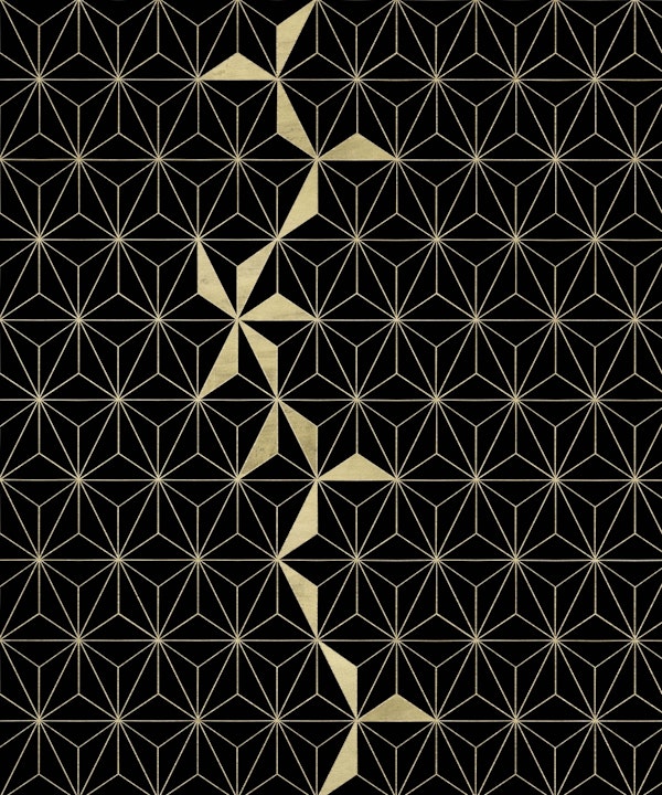 Gold Flower Geo Glam 1