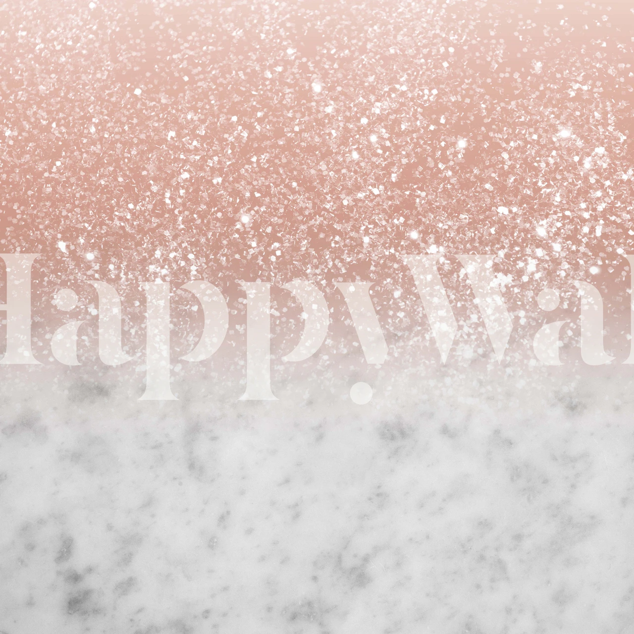 Elegantní tapeta Rose Gold Ombre Marble