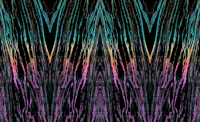 Art Deco Rainbow Waterfall tapete