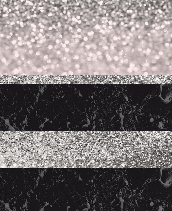 Gray Black Marble Glitter 1