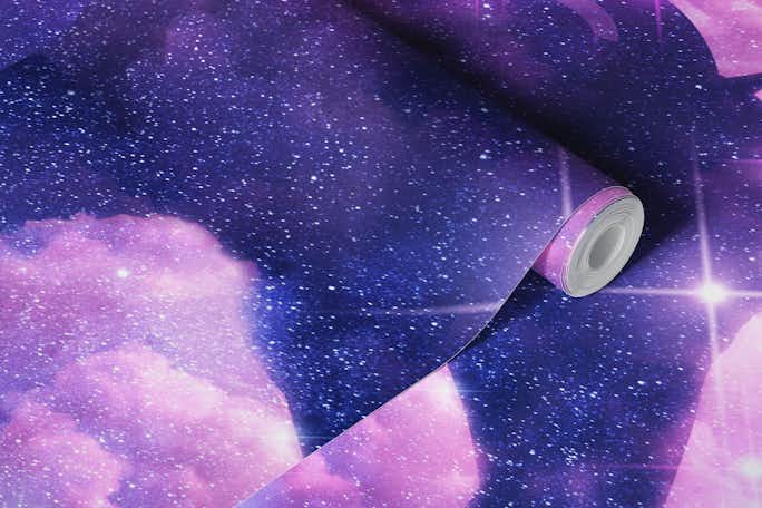 Space unicornwallpaper roll