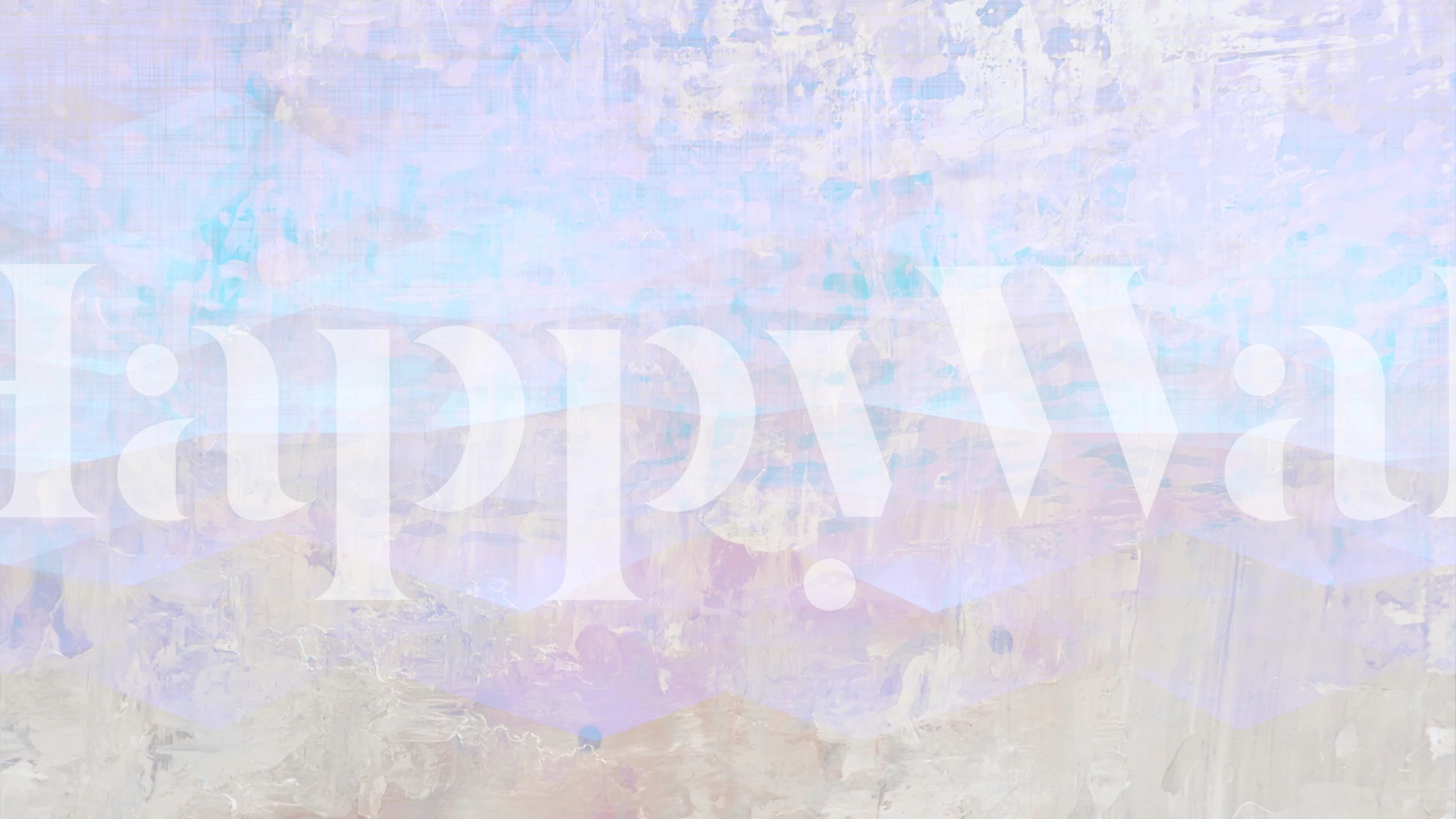 Pastel geometric grunge wallpaper i et rom