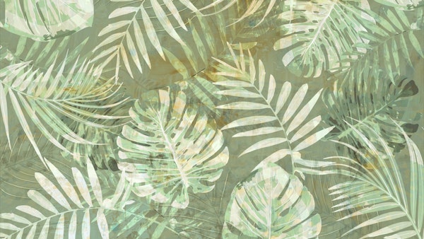 Green Jungle Grunge Wall
