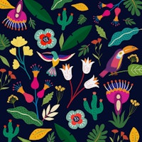 Frida Tropical behang