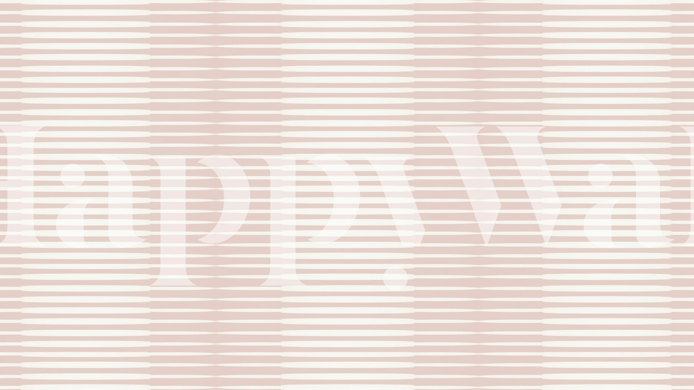 Blush Japandi wall mural with gentle pink textured lines on a pale background