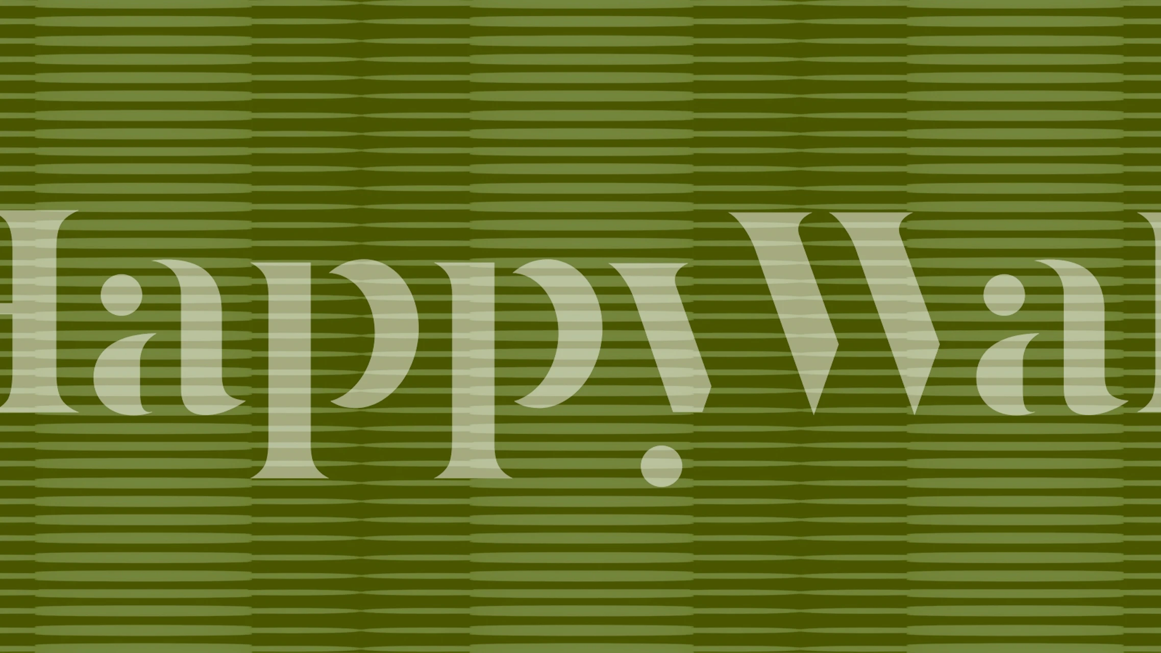 Deep Green Japandi wallpaper design in a room