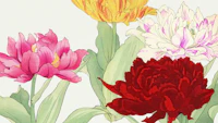 Beautiful Japanese Floral tapet