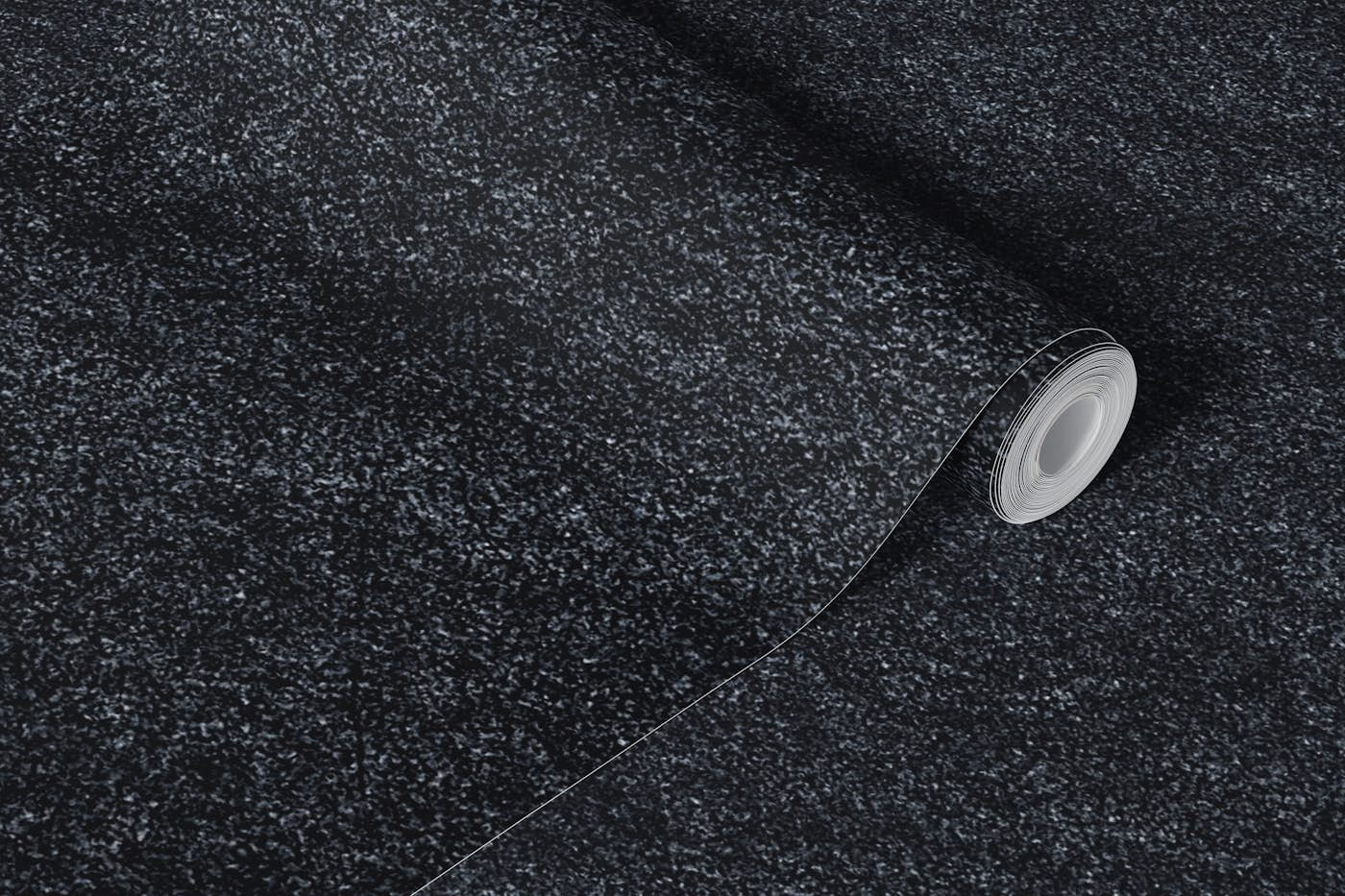 Dark grey black stone wallpaper roll