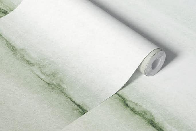 Greenish wooded viewwallpaper roll