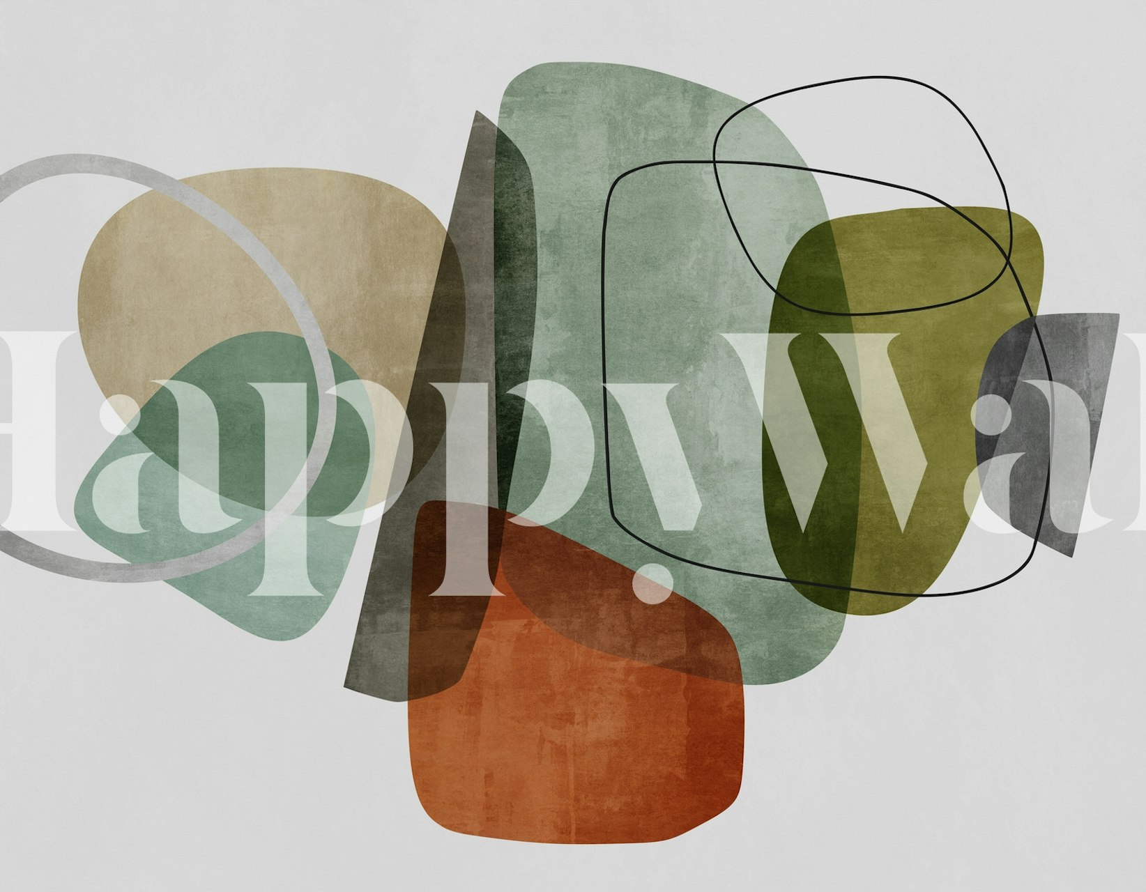 Αφηρημένος σχεδιασμός ταπετσαρίας που παρουσιάζει Overlapping Parts 13