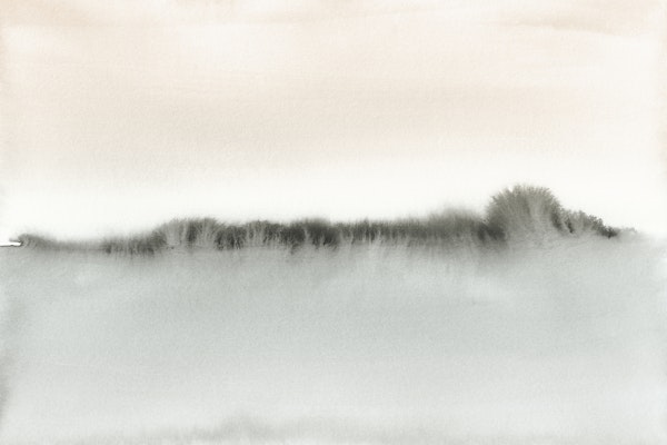 Grayish watercolor horizon