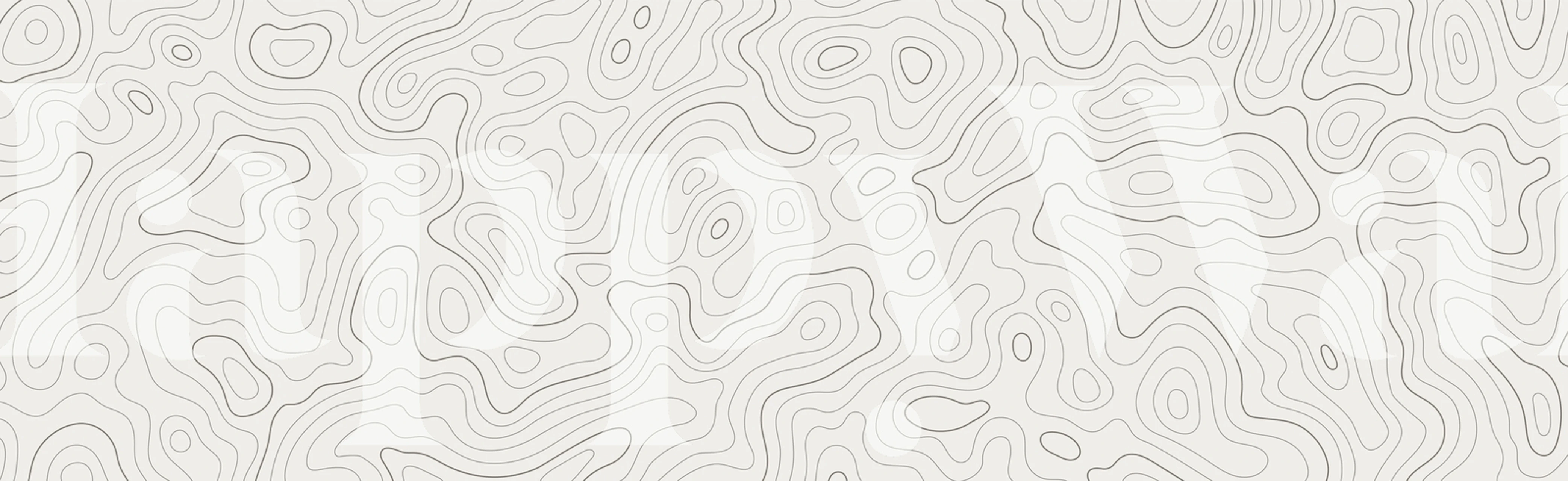 Abstract topographic lines in beige and grey wallpaper