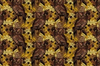 Autumn owls wallpaper