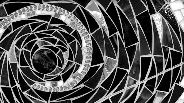 Black and White Glass Texture