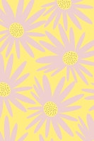 60s 70s Retro Sunflower Glam 1 tapeta