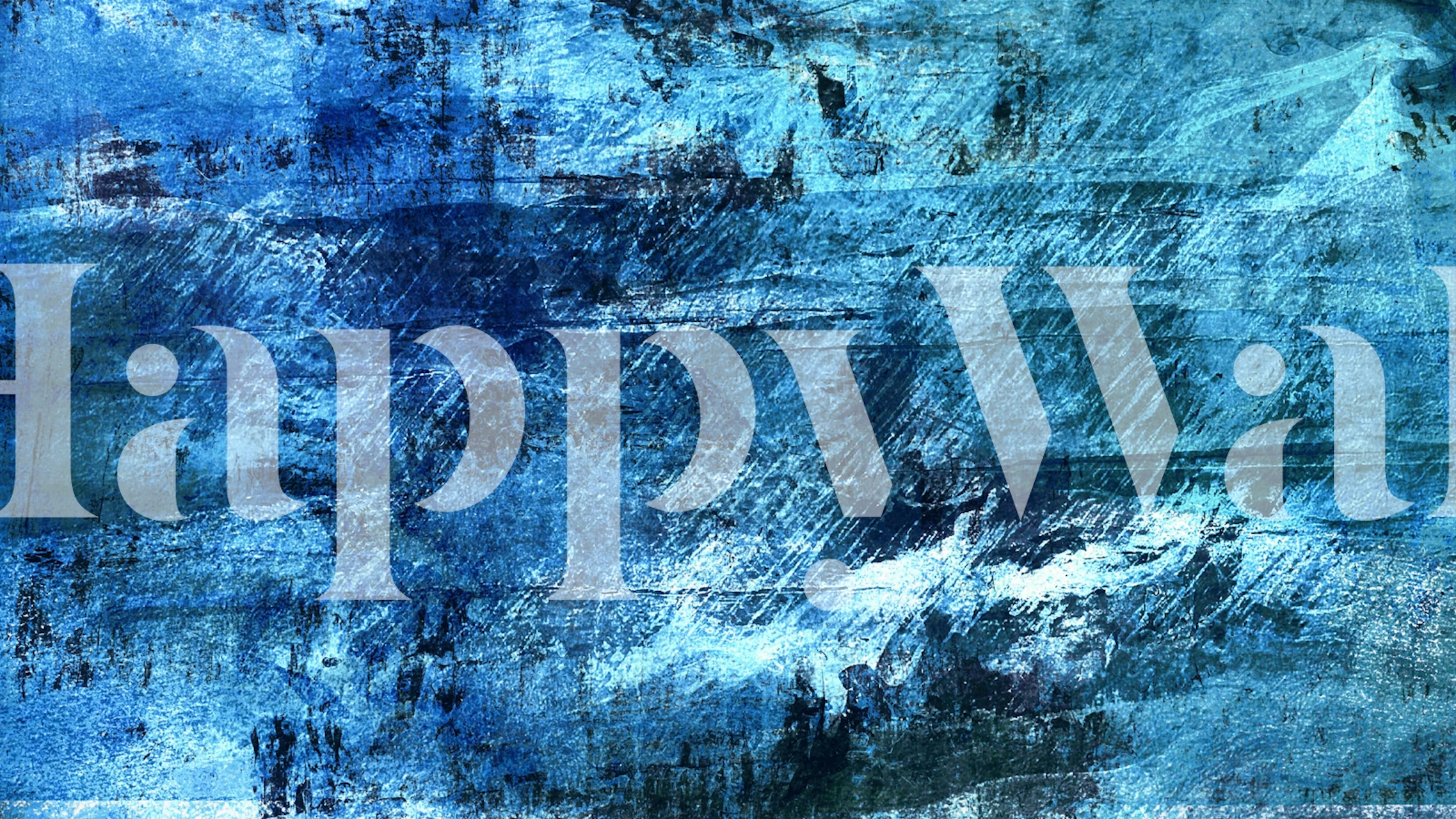 Abstract texture in shades of indigo and cyan wallpaper