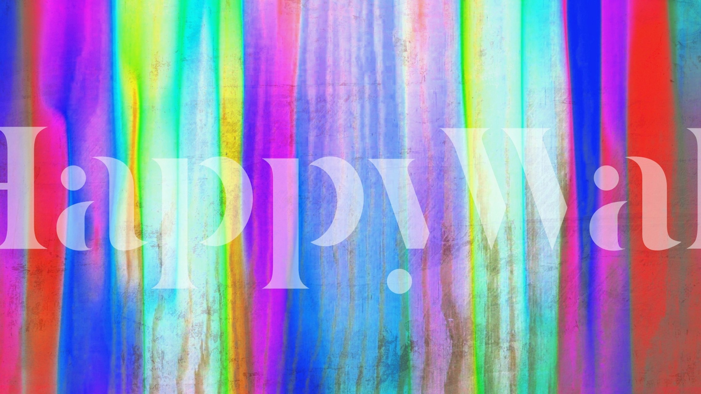 Ταπετσαρία Colorful Watercolour σε ρύθμιση δωματίου