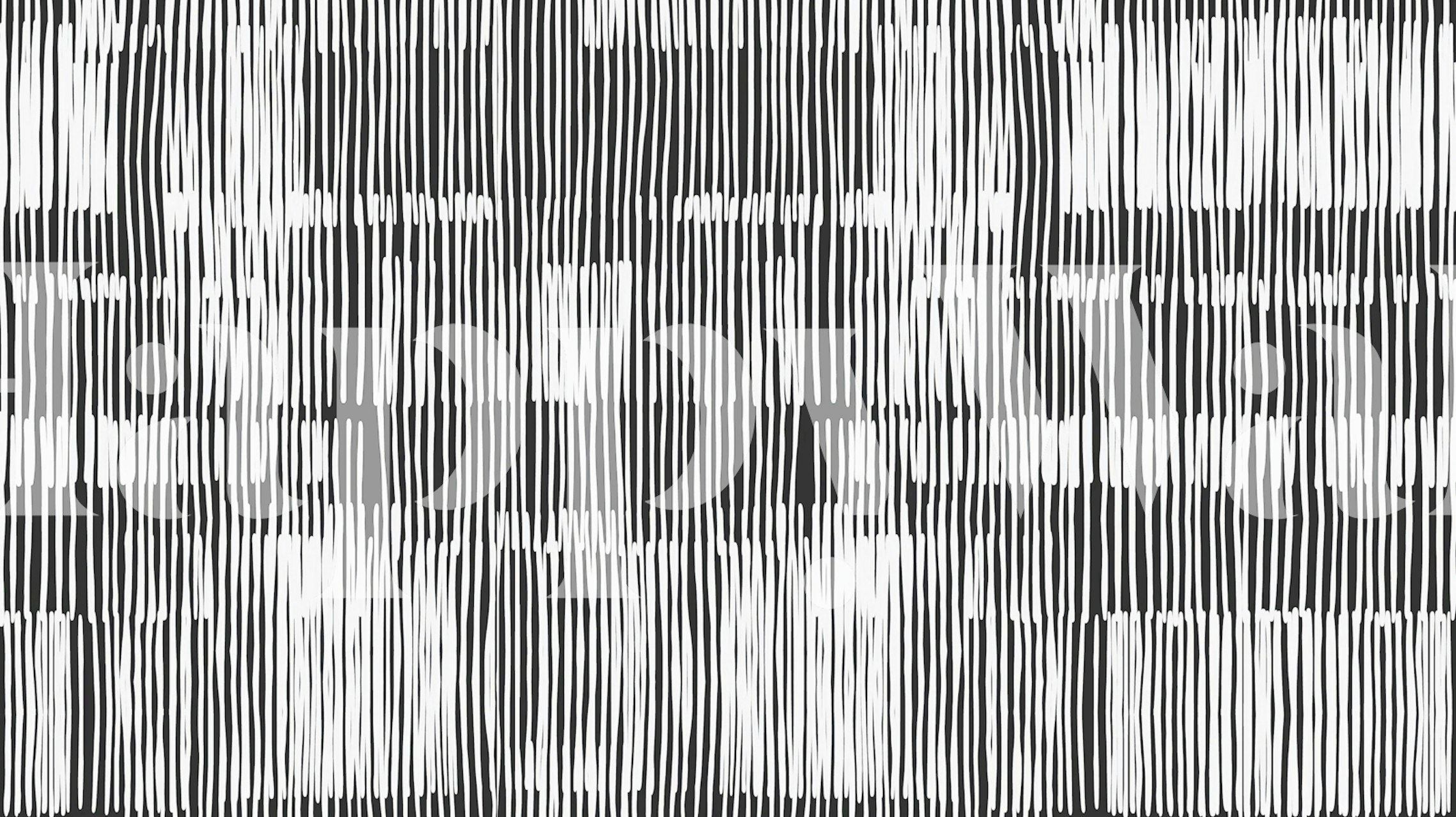Abstract black and white striped wallpaper