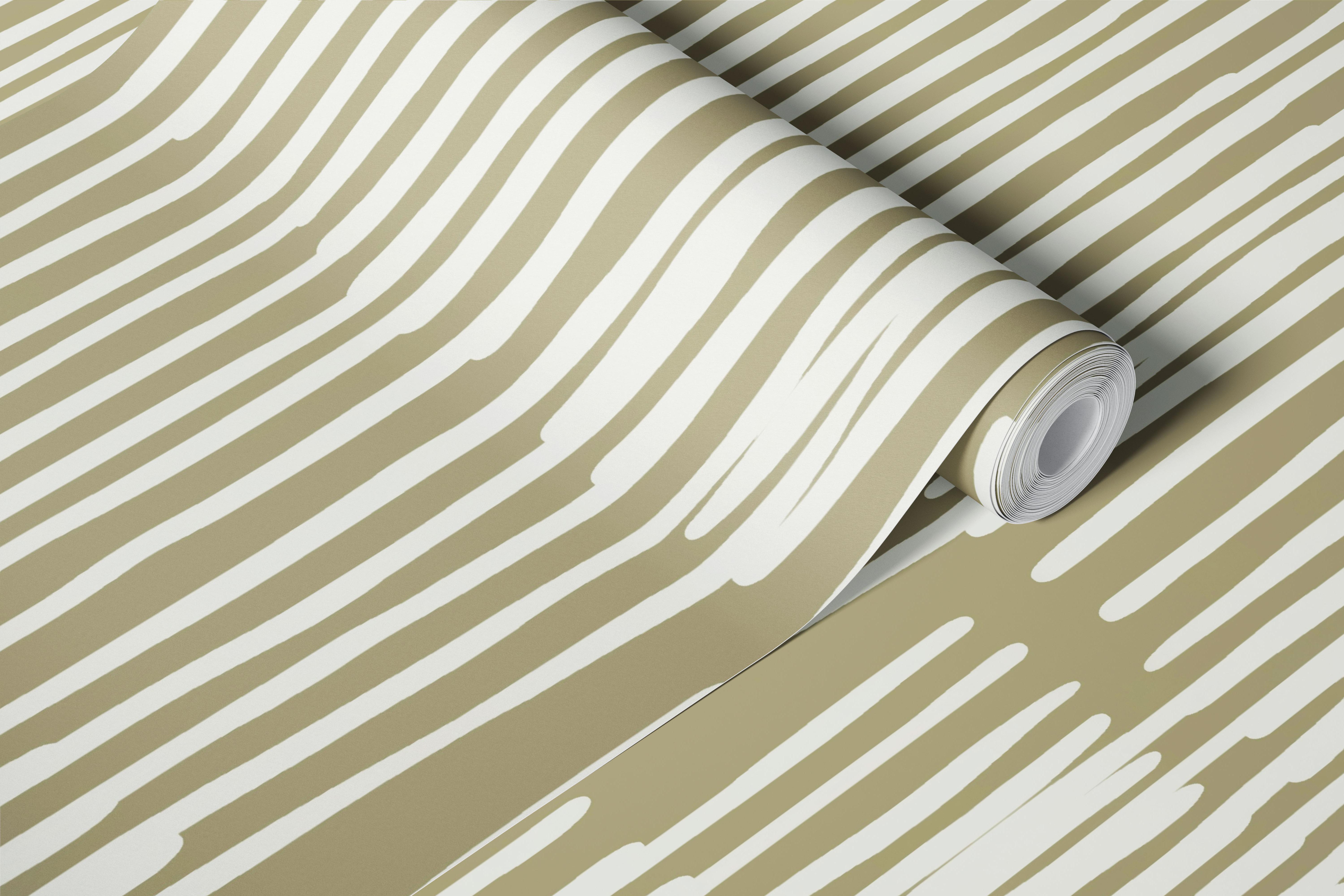 Tan abstract wallpaper featuring white linear patterns in modern style