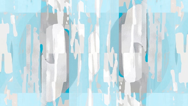 Abstract Composition Grey Blue