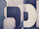 Abstract Composition Grey Blue