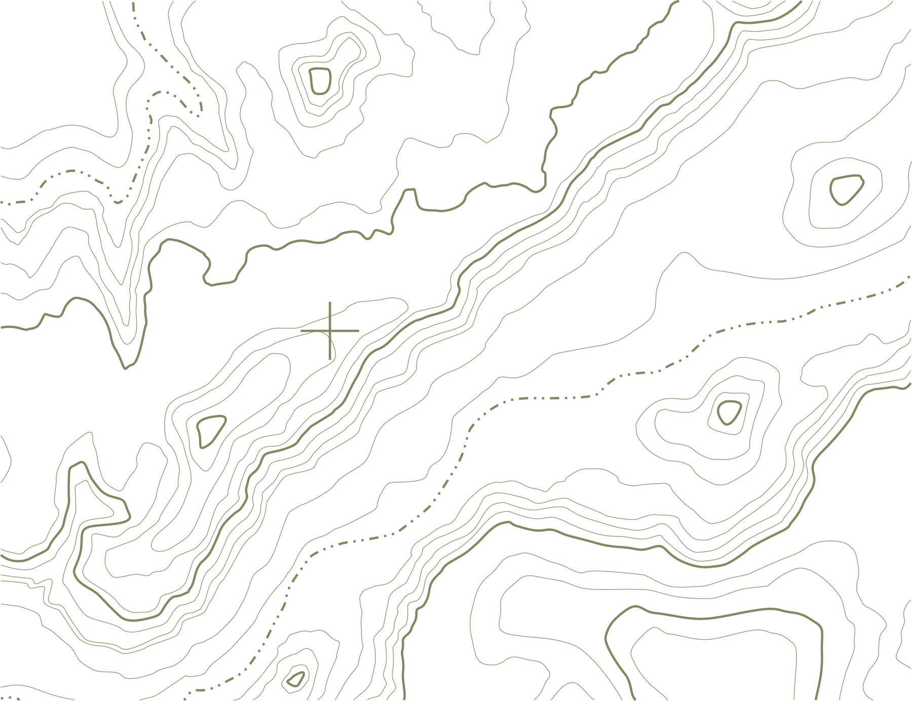 Green Topographical Map Wallpaper for a Unique Home Decor | Happywall