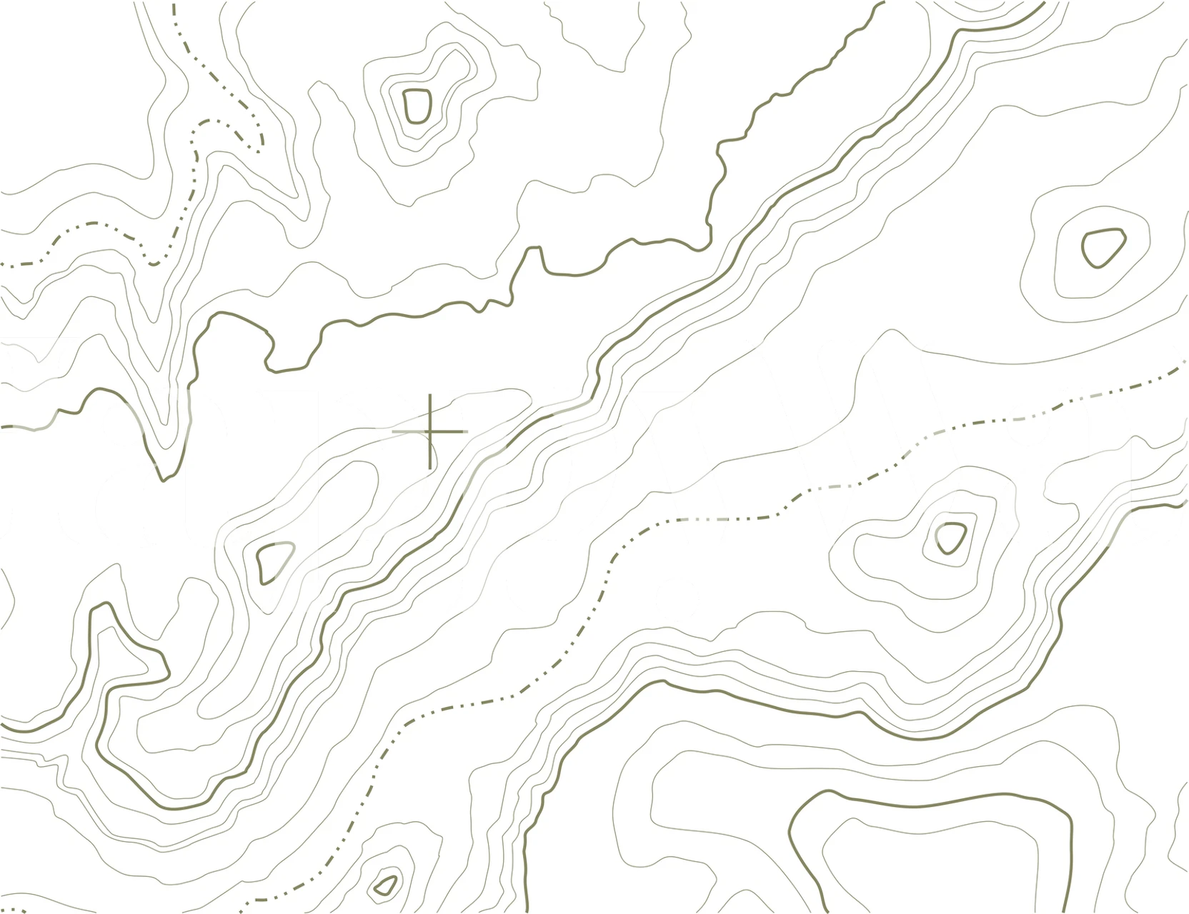 Green topographical map wallpaper featuring contour lines and patterns.