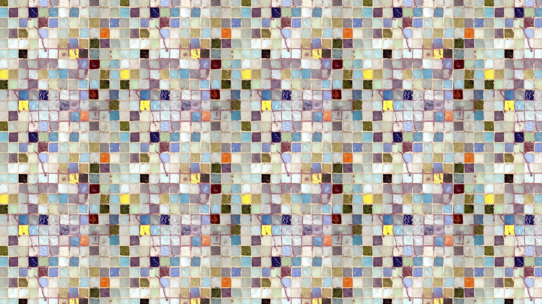 Mid-Century Mosaic Tiles Wallpaper - Retro Wall Decor | Happywall