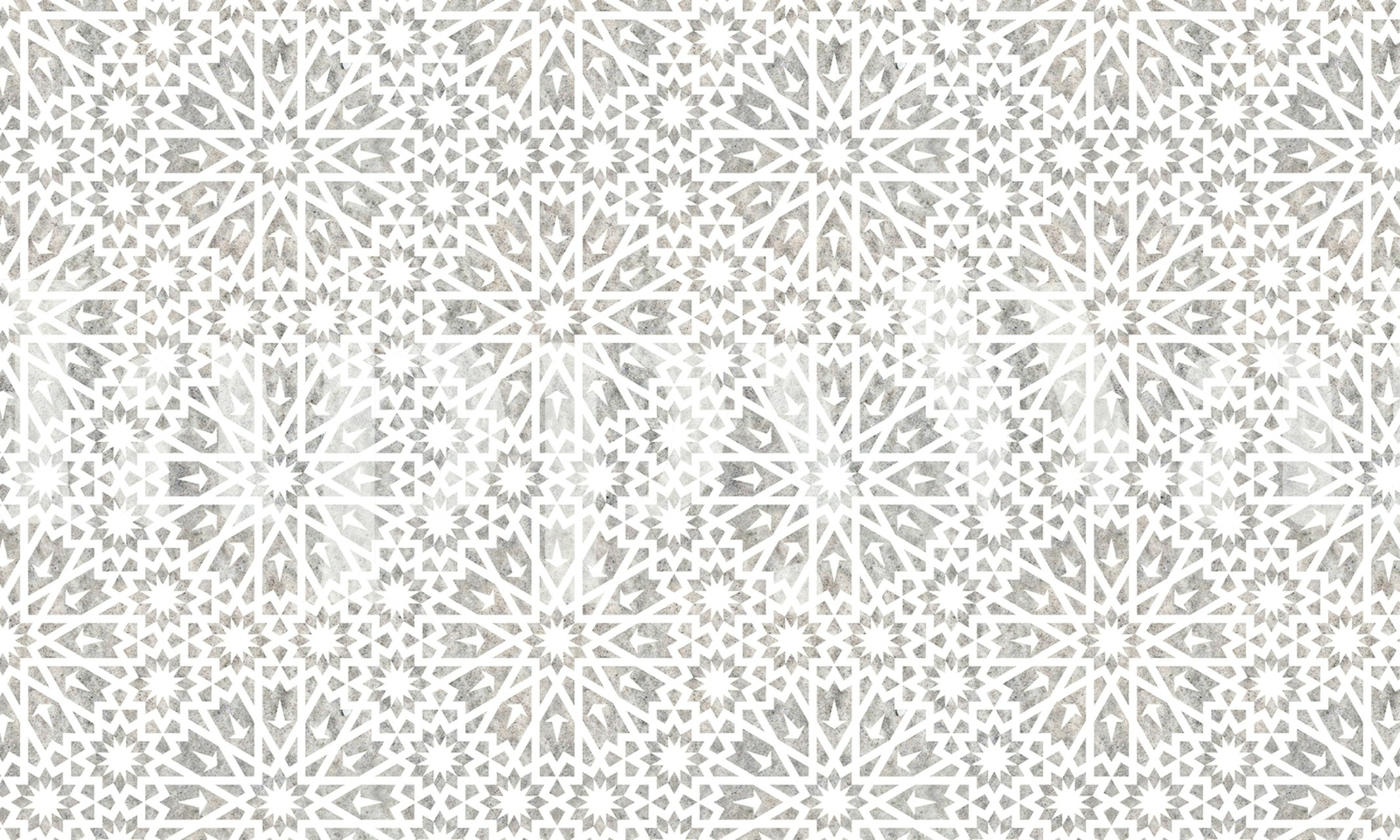 Geometric pattern grey and white wallpaper