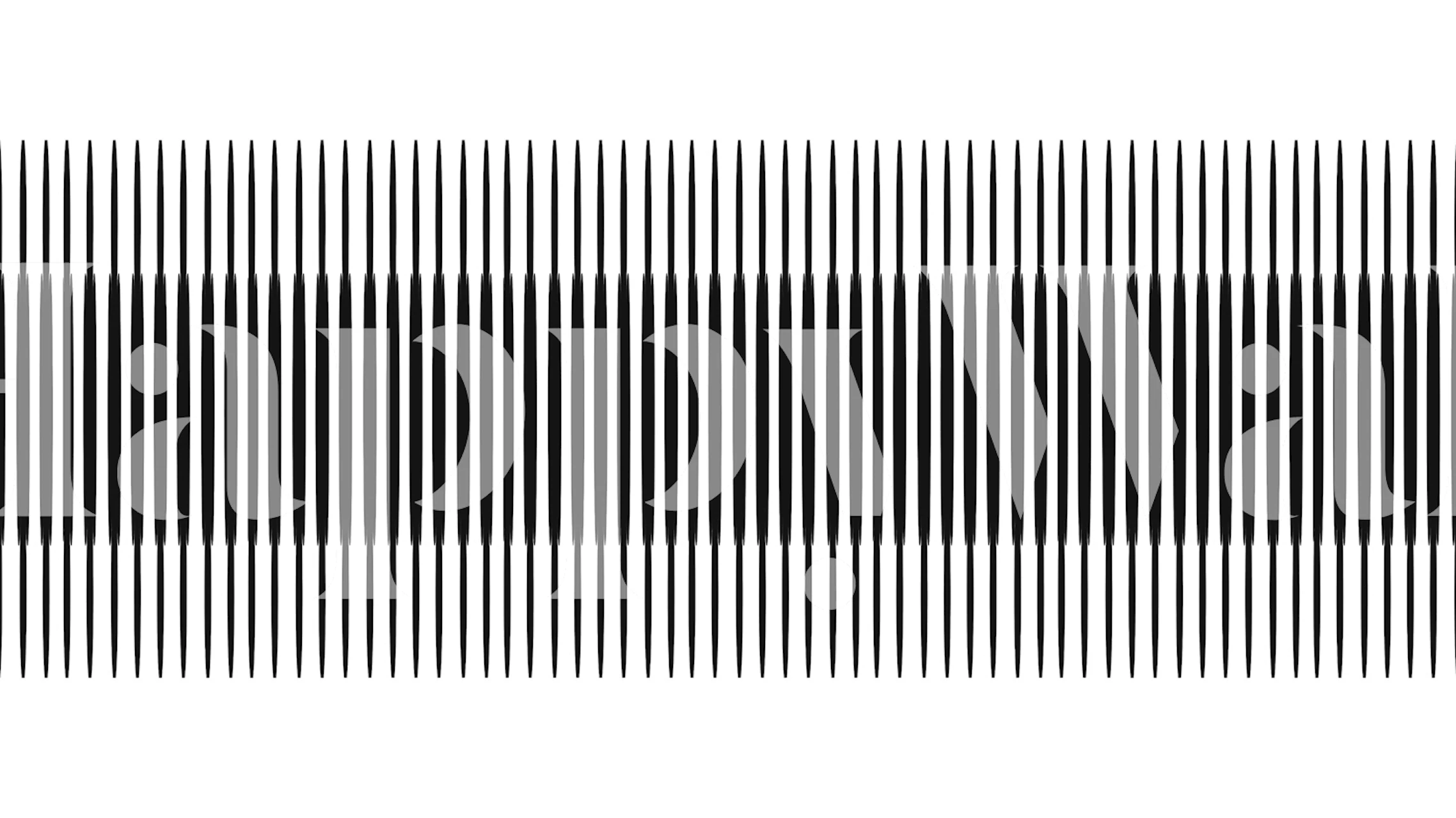 Minimalist Japanese-inspired black and white wall mural