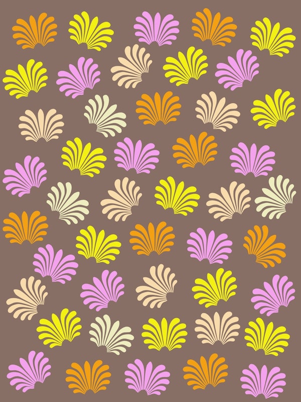 Retro Lotus Flower Glam 1