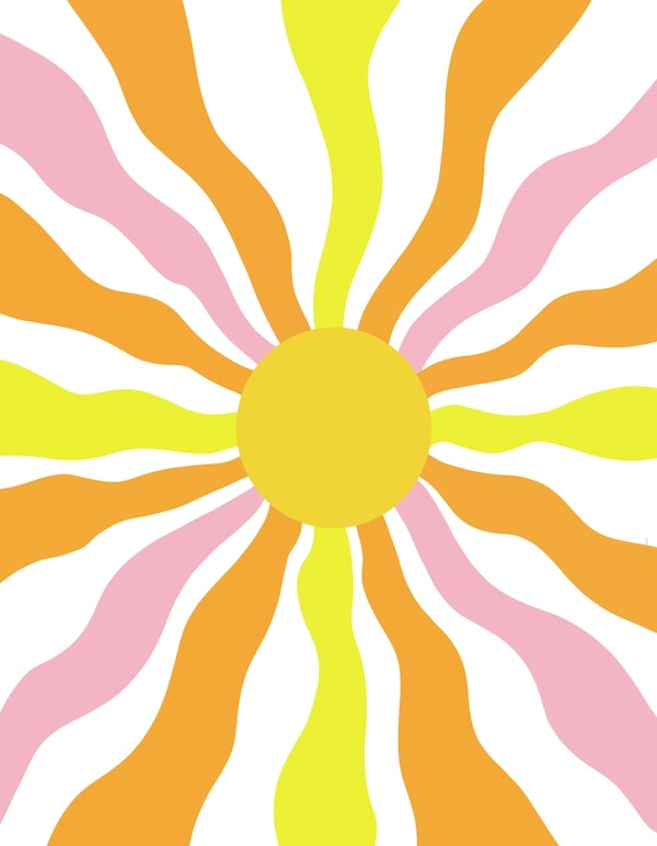 Wavy Retro Sun Glam 1