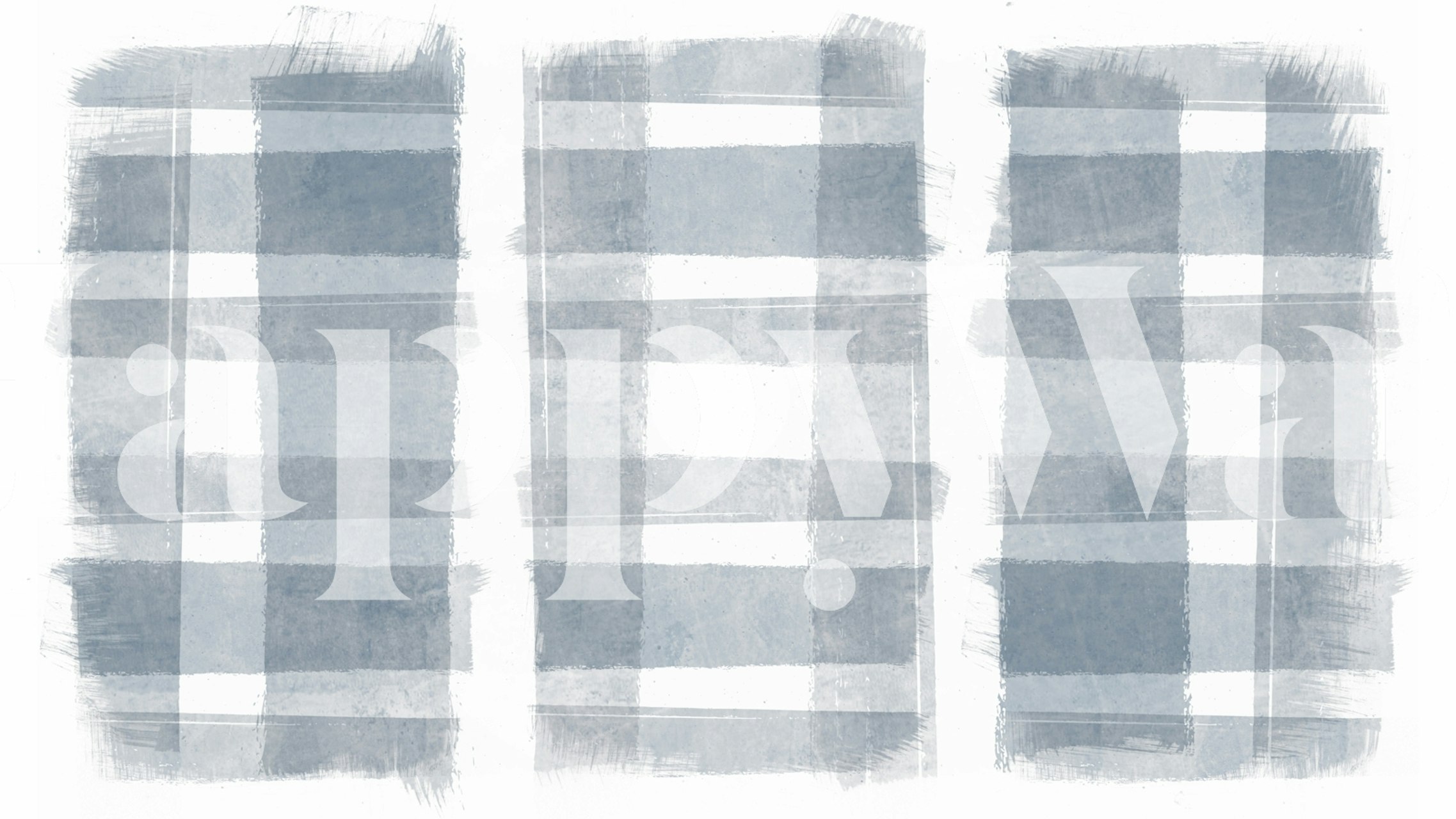 Τοιχογραφία τοίχου με γκρι ακουαρέλα ρίγες με απαλό σχέδιο πινελιάς