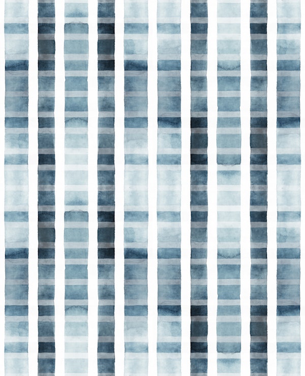 Grey Watercolour Stripes