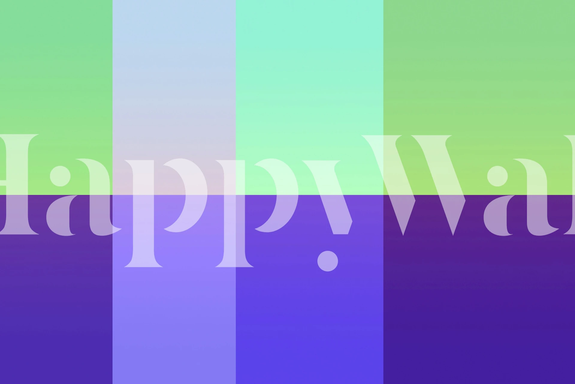 Vivid Bauhaus Minimalist wallpaper in a room