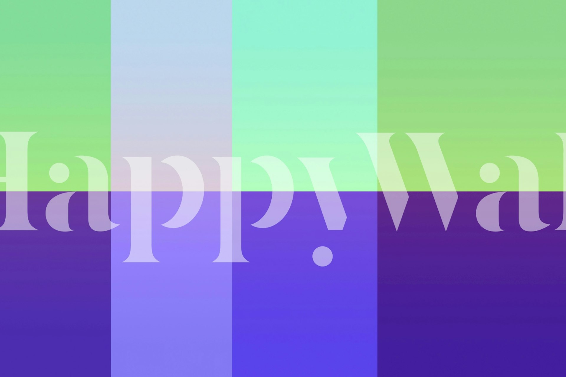 Vivid Bauhaus Minimalist wallpaper in a room