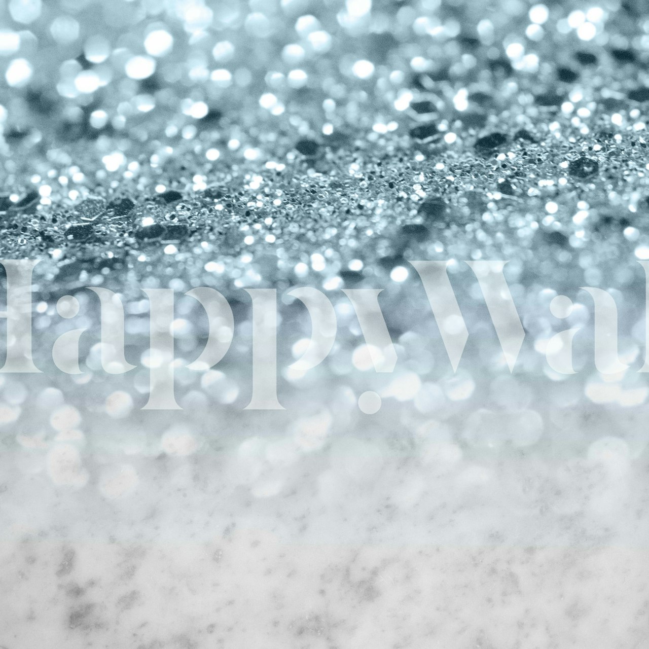 Marble Winter Glitter Dream 1 wallpaper in de kamer