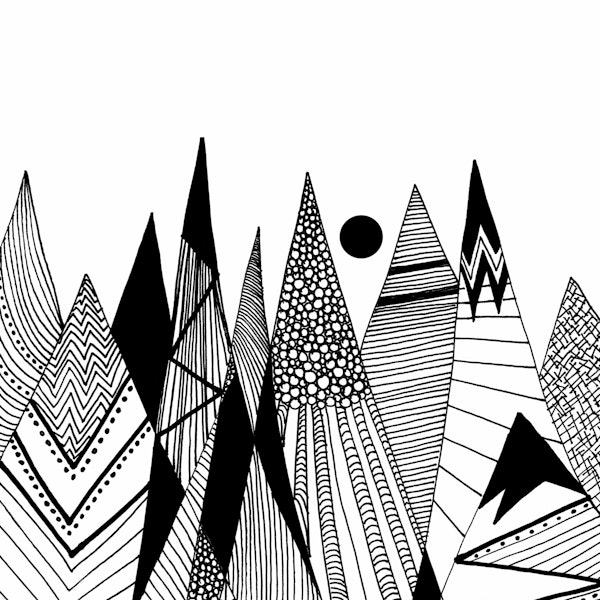 Patterns in the mountains II