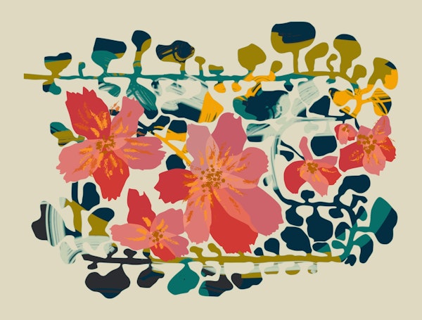 colorful orchid flower