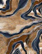 Navy Blue Marble Agate 1