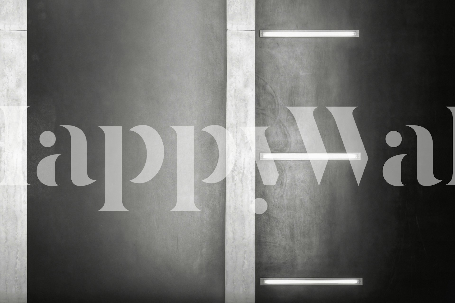 Dark gray concrete pattern wallpaper with modern stripes