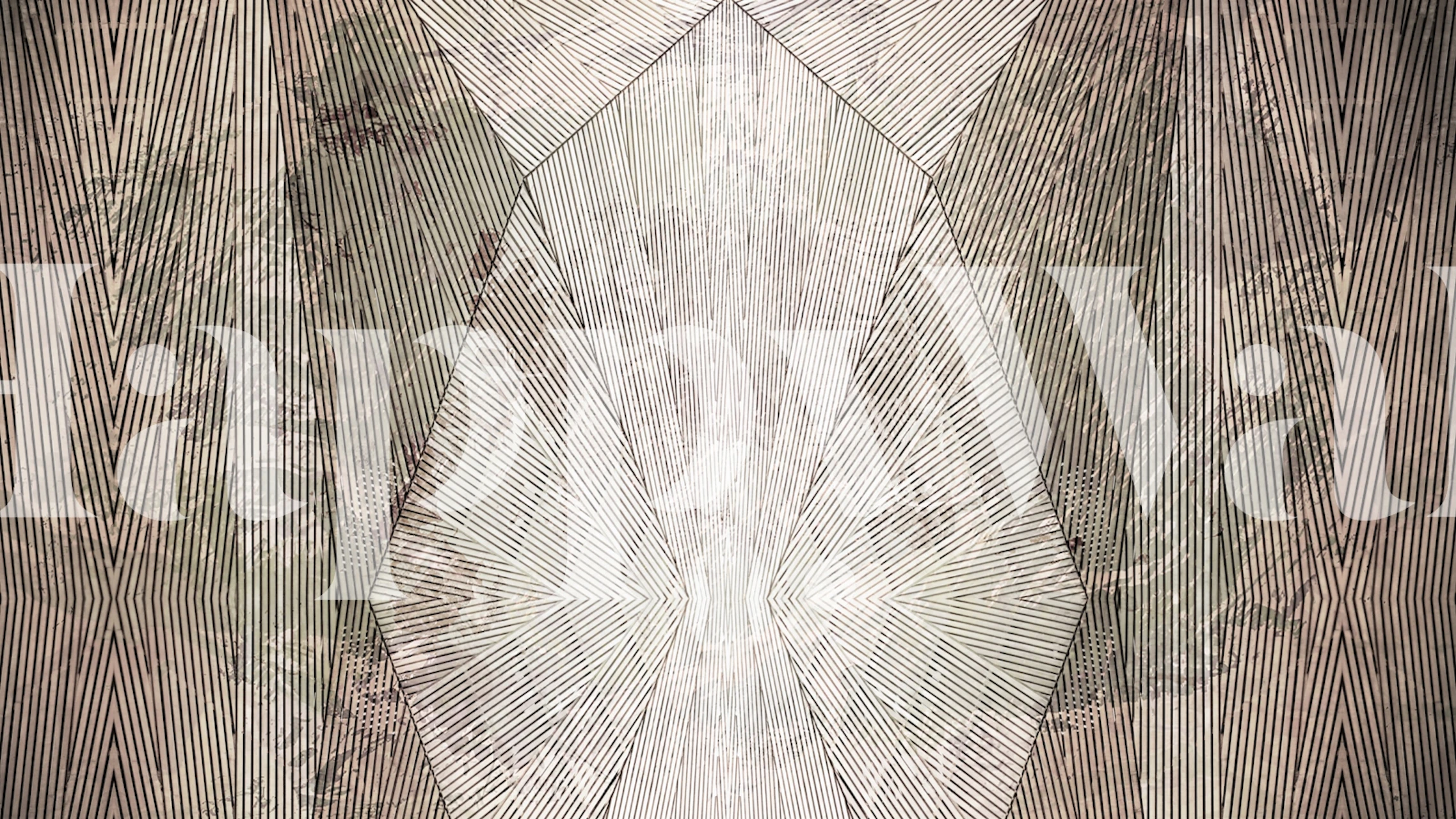 Tapeta Japan Geometry Antique v místnosti