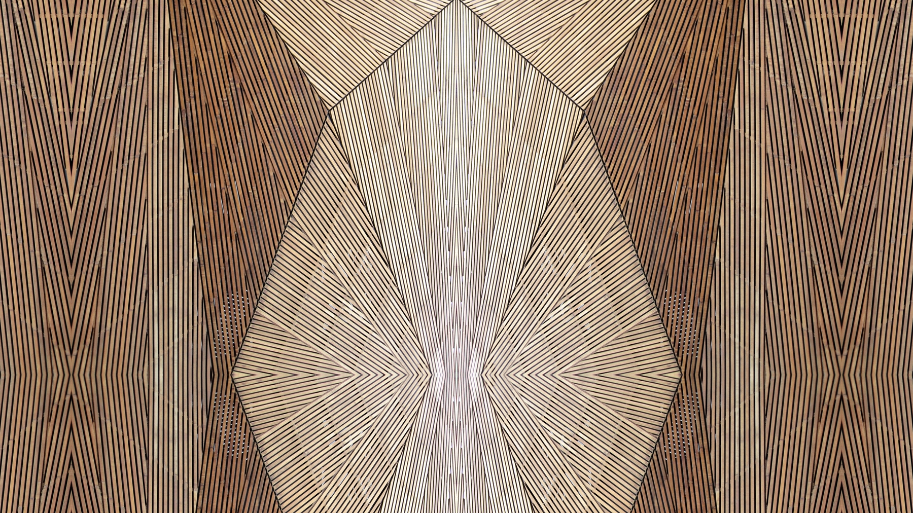 Shop Japan Wood Geometry Wallpaper | Happywall