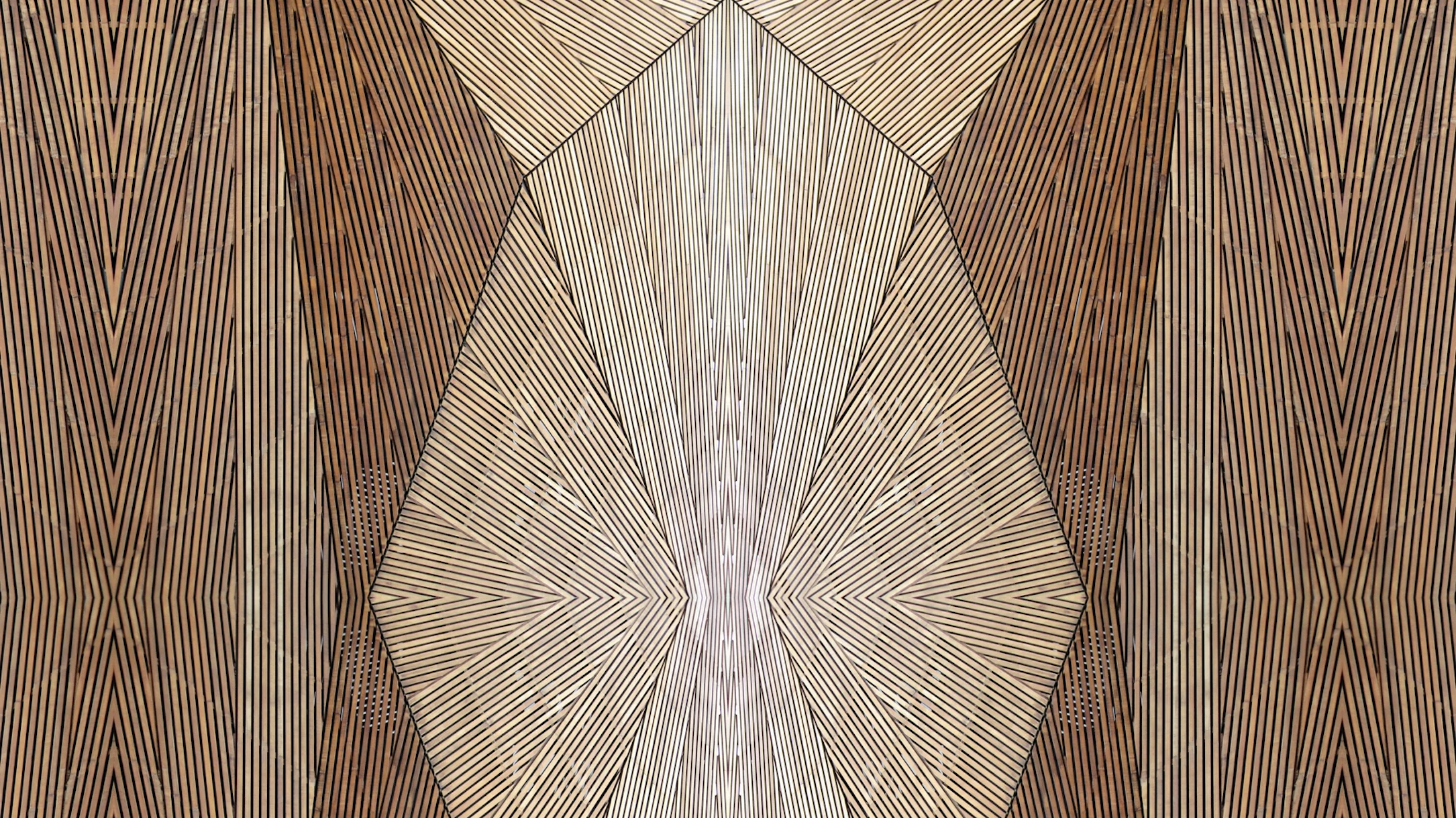 Shop Japan Wood Geometry Wallpaper | Happywall
