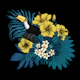 Toucan and tropical flora 2